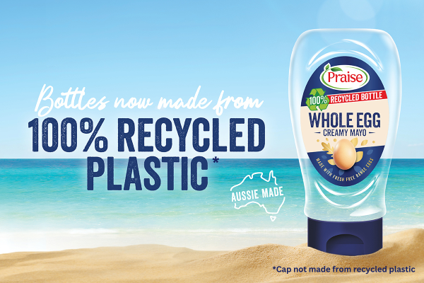 100% recycled bottles