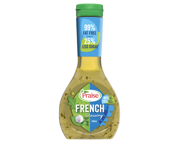 Praise Dressing Fat Free Less Sugar French 330 ml Praise Dressing Fat Free Less Sugar French 330 ml