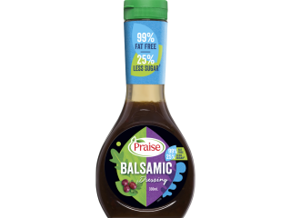 Praise Dressing Fat Free Less Sugar Balsamic 330 ml