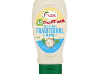 Praise Mayonnaise Traditional 99% Fat Free Squeeze 280 g