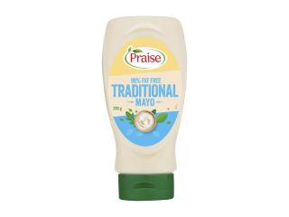 Praise Mayonnaise Traditional 99% Fat Free Squeeze 280 g